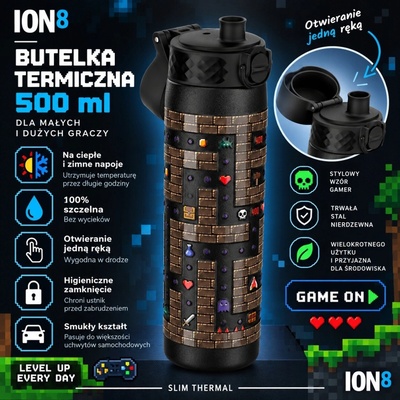Ion8 termoláhev GAMER GRA 500 ml