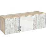 Bogdan Furniture G Надстройка за трикрилен гардероб Мебели Богдан модел bm-ava 3, кристал със сонома - memo