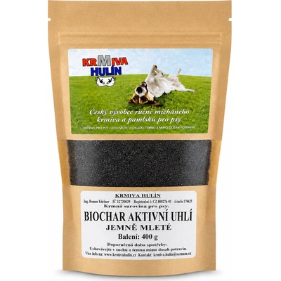 Krmiva Hulín Biochar aktivní uhlí 400 g