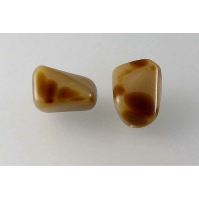 Glass beads, s.r.o. Mačkané korálky 11152802 17x13 mm 17113 Balení: 30ks