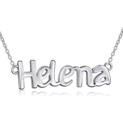 SILVEGO Stříbrný řetízek se jménem Helena JJJ1863-HEL