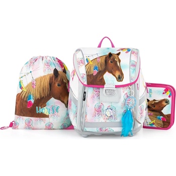 KARTON P+P Училищен комплект 3бр premium light кон романтичен