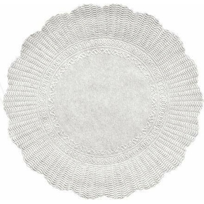 Rozetky průměr 21 cm - bílé (500 ks)
