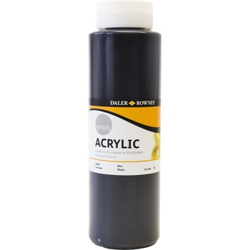 Daler-Rowney Simply АКРИЛНА боя Black 750 ml 1 бр (126750026)