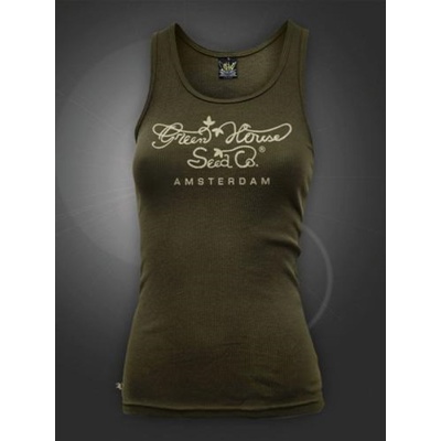 Dámské tílko Green House Seeds vojenská zelená – Zbozi.Blesk.cz