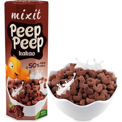 Mixit Cereálie Peep Peep kakao 280 g