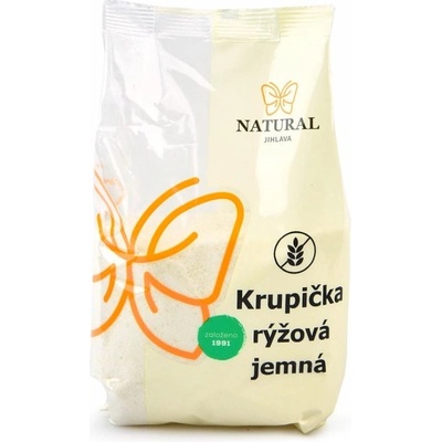 Natural Jihlava Rýžová krupička jemná 0,5 kg – Zboží Dáma