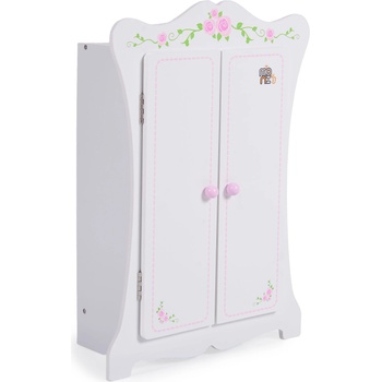 Image 1 of Moni Toys Дървен гардероб за кукла Moni Toys - 011, бял (109191)