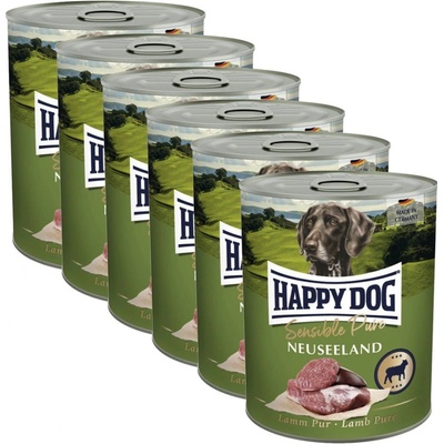 Happy Dog Lamm Pur Neuseeland jahňacie 6 x 800 g