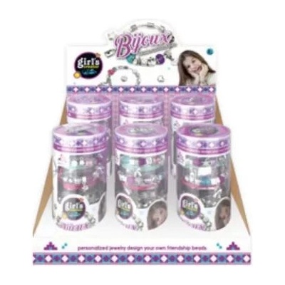 Masen Toys Комплект за изработване на гривни в цилиндрична кутия