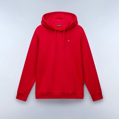 Napapijri Balis Hood červená s kapucí hladká