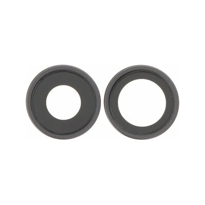 Apple iPhone 17 - Sklíčko Zadnej Kamery s Rámom (Black) - 2ks, Black