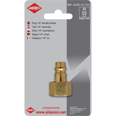 Airpress Разклонител 1/4" VN Euro 4311552 (4311552)