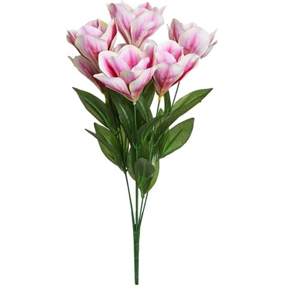KYTICA MAGNÓLIA RUŽOVÁ, ZELEŇ 52CM