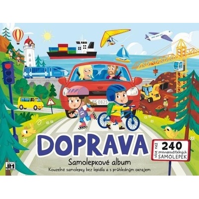 Jiri Models Samolepková kniha Bav se a nalepuj zas a znovu! Doprava