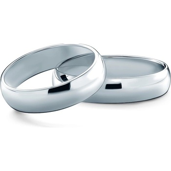 Savicki Snubní prsteny platina půlkulaté 10003 5 P