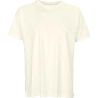 Unisex tričko Boxy Oversized Krémová
