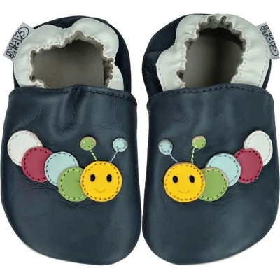 Capiki kožené barefoot capáčky Stonožka