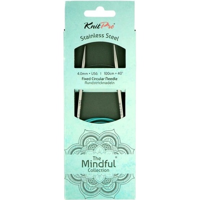 KnitPro Mindful kruhové ihlice 100cm 4mm