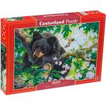 Castorland Пъзел Castorland от 500 части - Мече на дърво (B-53629)