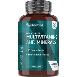 WeightWorld High Strength Multivitamins and Minerals, 400 таблетки, Weight World (125823 WW)