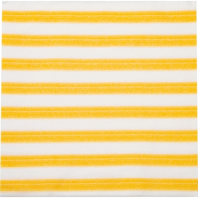 Zafferano Хартиени салфетки Righe раирани 40 x 40 см жълти 12 бр (NPQ4004)