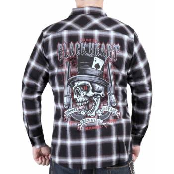 Image 1 of Black heart мъжка риза - black heart - pistolero - ЧЕРЕН - 9673