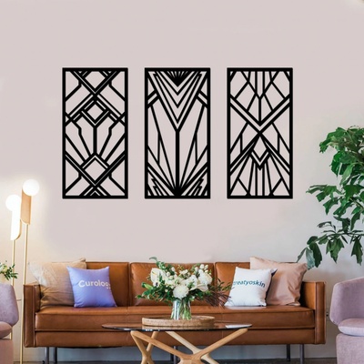 dřevo života Dekorační panel ART Zvolte barvu dekoru: Černá, Rozměry (cm): 60x40