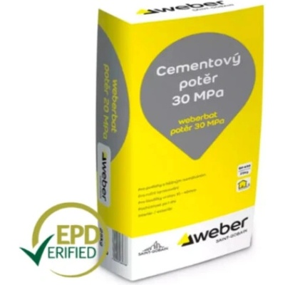 Weberbat potěr 30 MPa - podlahová hmota - 25 kg balení 25 kg 1 ks