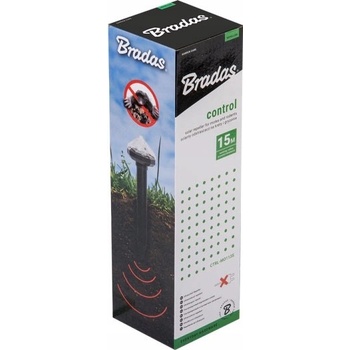 Bradas Solární odpuzovač krtků a hlodavců diamantový LED/ABS BR-CTRL-MO113S