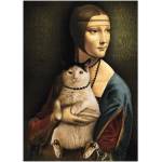 Trefl - Puzzle Lady with a Cat 1000 - 1 000 piese