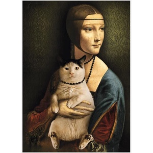 Trefl - Puzzle Lady with a Cat 1000 - 1 000 piese