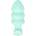 Cuties Vibrating Mini Plug Green - Compact Silicone Intimate System USB