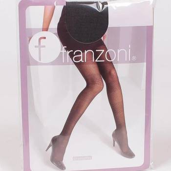 Image 1 of Стилен черен чорапогащник от мрежеста материя