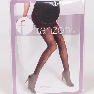 Стилен черен чорапогащник от мрежеста материя