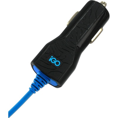 Зарядно за кола с вграден microUSB кабел за мобилни устройства - iGo Corded microUSB Car Charger 1A (1А) (PS00308-0002)