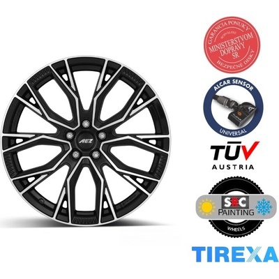 AEZ TORONTO 9.5x21 5x108 ET45 polished black