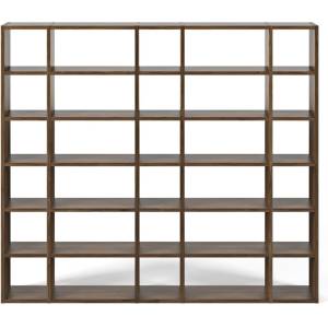 TemaHome Шкаф за книги в орех 255x224 cm Pombal - TemaHome (9500.317811)