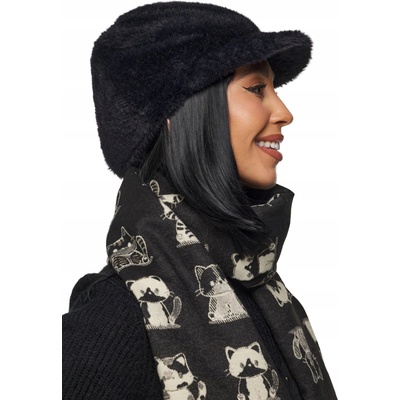 Fashionweek Dámská zimní z alpaky klobouk KARR301 Černá versal