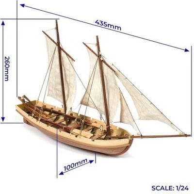 Occre HMS Bounty 1: 24 комплект