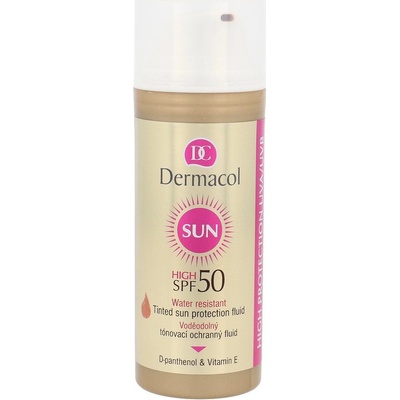 Dermacol Sun tónovací vodeodolný pleťový fluid SPF50 50 ml
