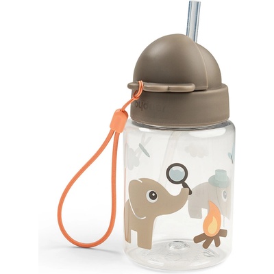 Done by Deer Láhev s brčkem Tiny Trails Písková 280 ml