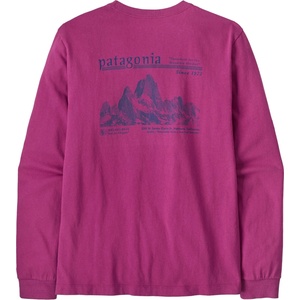 Patagonia Мъжка блуза с дълъг ръкав Patagonia L/S MW Hut Tripper Skyline T-Shirt Longsleeve - Amaranth Pink (217-0791-0113)