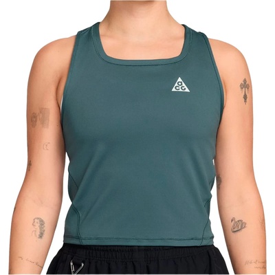 Nike Дамски потник с широка презрамка Nike Women's ACG Trail Dri-Fit Tank Tank top - Mineral Slate / Summit White - размер XS (916-7157-0111)
