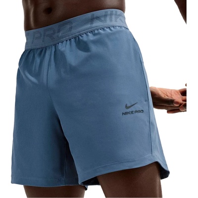 Nike Мъжки къси панталони Nike Pro Dri-Fit NPT 6'' Shorts Running shorts - Diffused Blue / Black - размер XL (012-3989-0214)