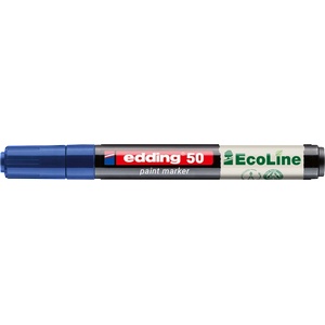 edding 50 EcoLine D10 син лаков маркер 7580259002 (7580259002)