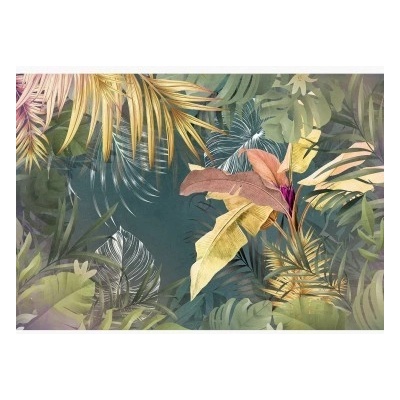 FT7568 Samolepiaca textilní fototapeta Farebné palmy, rozmery 368cm x 254cm