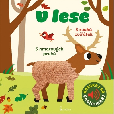 V lese - Dotykové a zvukové leporelo - Billet Marion