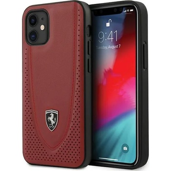 Ferrari Калъф за телефон Ferrari Hardcase Off Track Perforated за iPhone 12 Mini 5.4"", червен (KXG0011054)