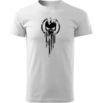 Image 1 of DRAGOWA Тениска с къс ръкав Skull, бяла, 160 г/м2 (6451)